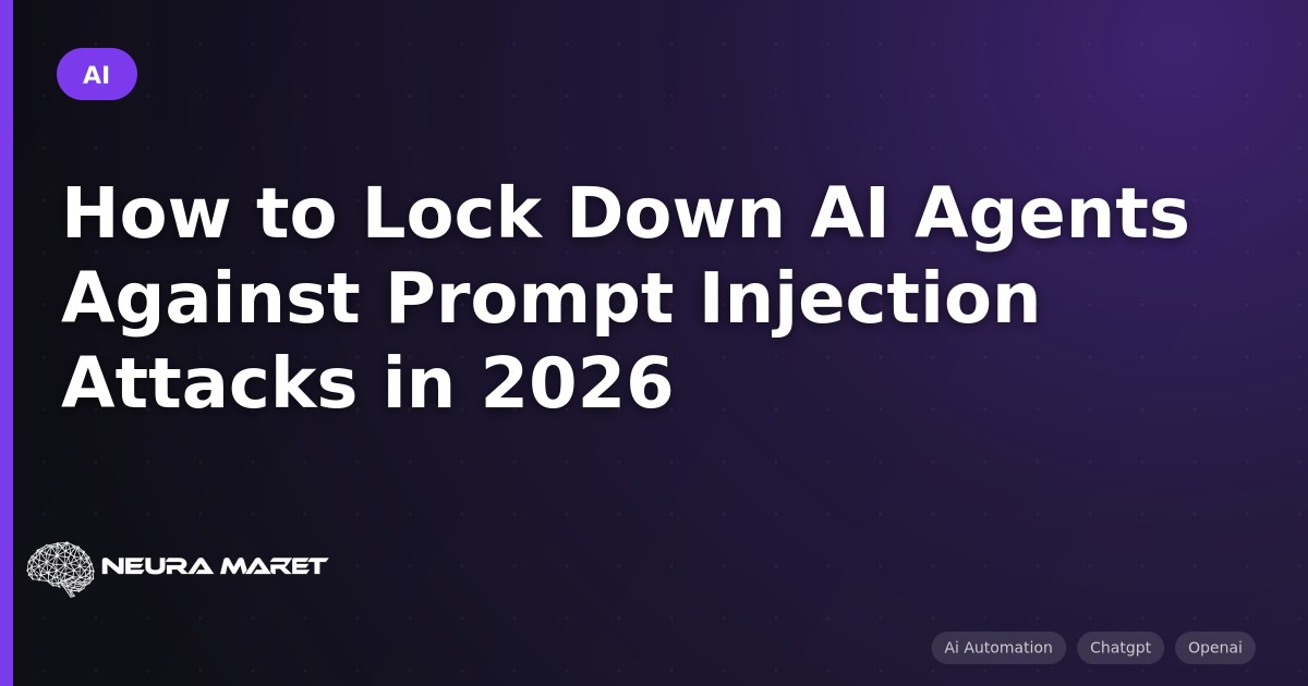 How to Lock Down AI Agents Against Prompt Injection Attacks in 2026