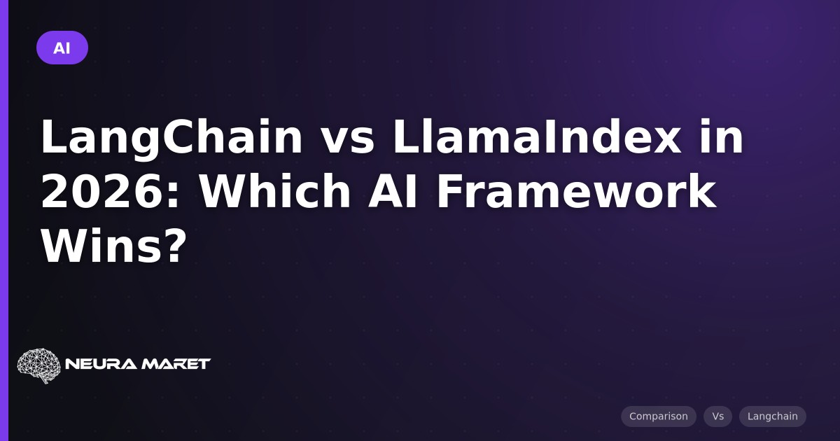 LangChain vs LlamaIndex in 2026: Which AI Framework Wins?