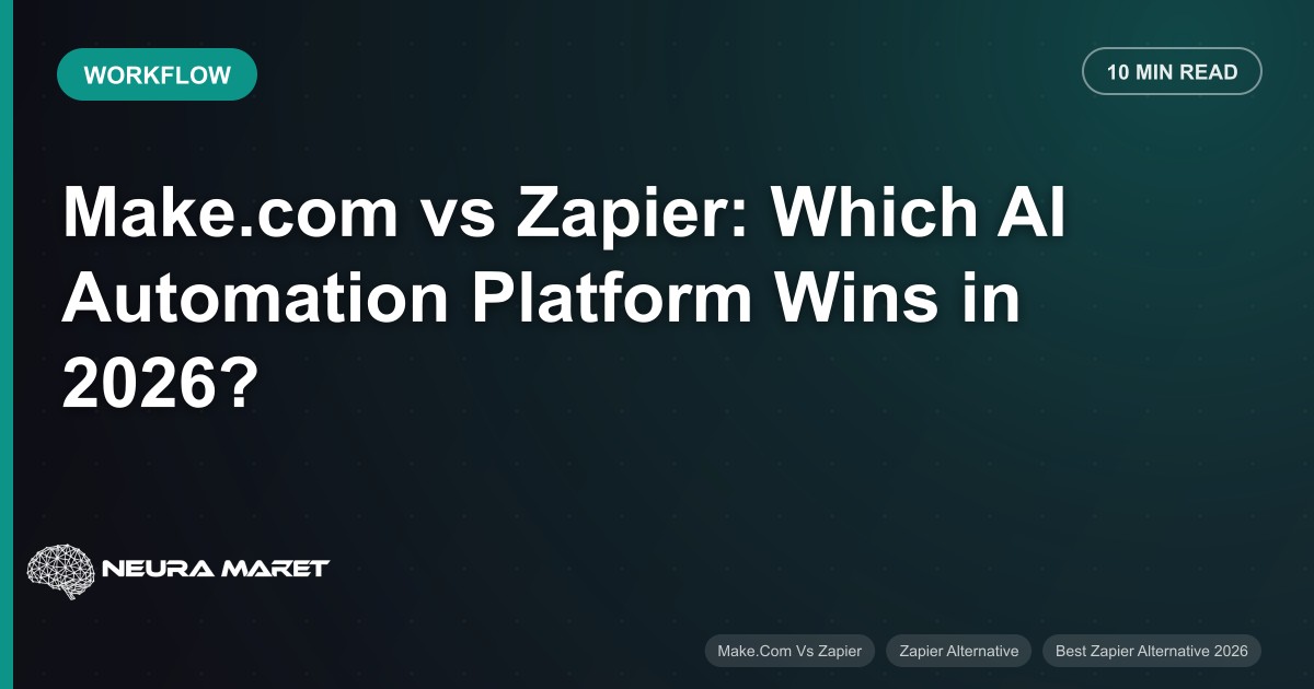 Make.com vs Zapier: Which AI Automation Platform Wins in 2026?