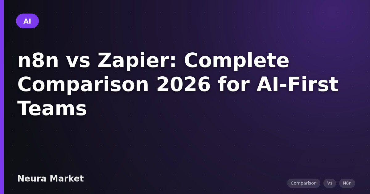 n8n vs Zapier: Complete Comparison 2026 for AI-First Teams