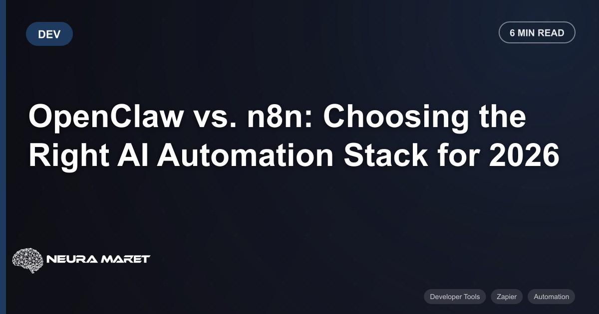 OpenClaw vs. n8n: Choosing the Right AI Automation Stack for 2026