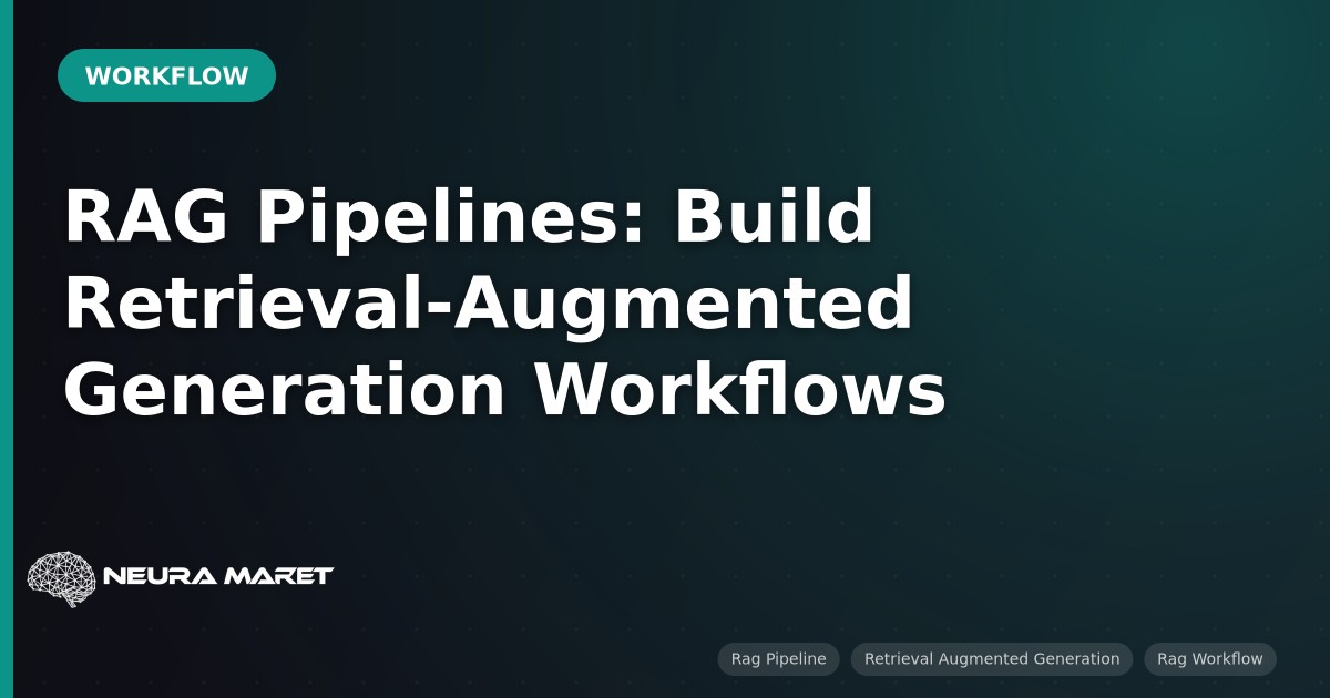 RAG Pipelines: Build Retrieval-Augmented Generation Workflows