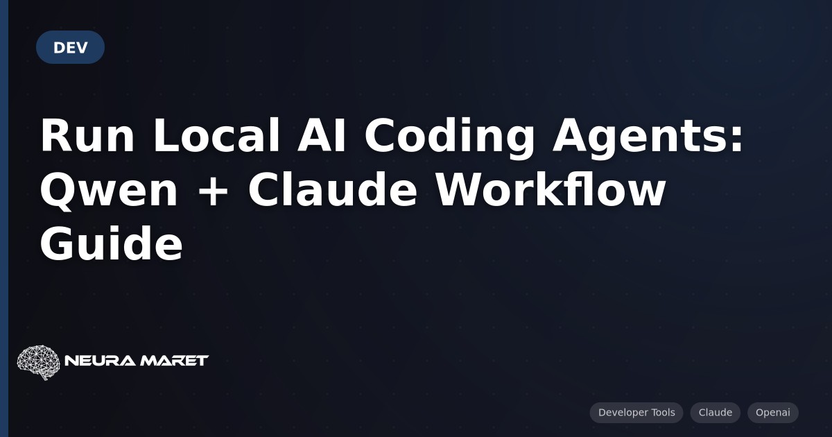 Run Local AI Coding Agents: Qwen + Claude Workflow Guide