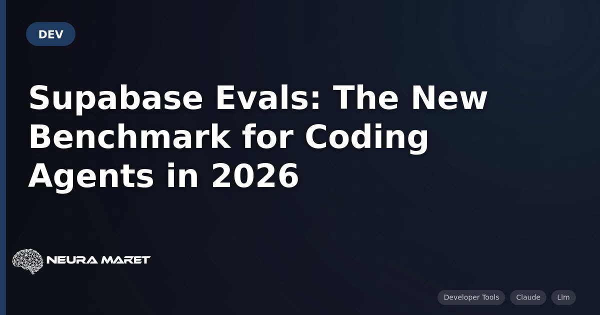Supabase Evals: The New Benchmark for Coding Agents in 2026