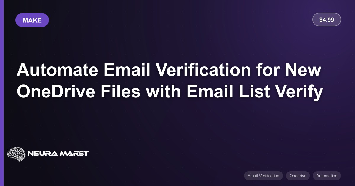 Automate Email Verification for New OneDrive Files with Email List ...