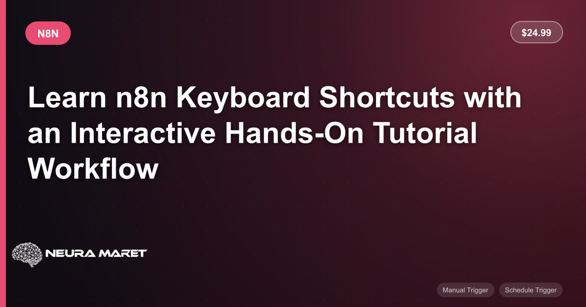 Learn n8n Keyboard Shortcuts with an Interactive Hands-On Tutorial ...