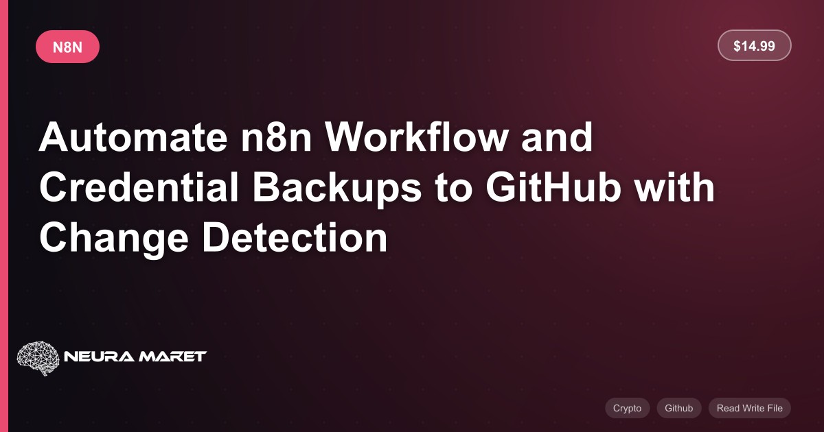 Automate n8n Workflow and Credential Backups to GitHub with Change ...