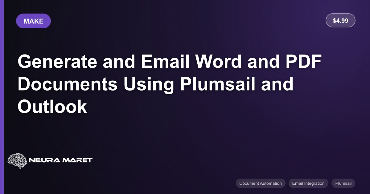 Generate and Email Word and PDF Documents Using Plumsail and Outlook ...
