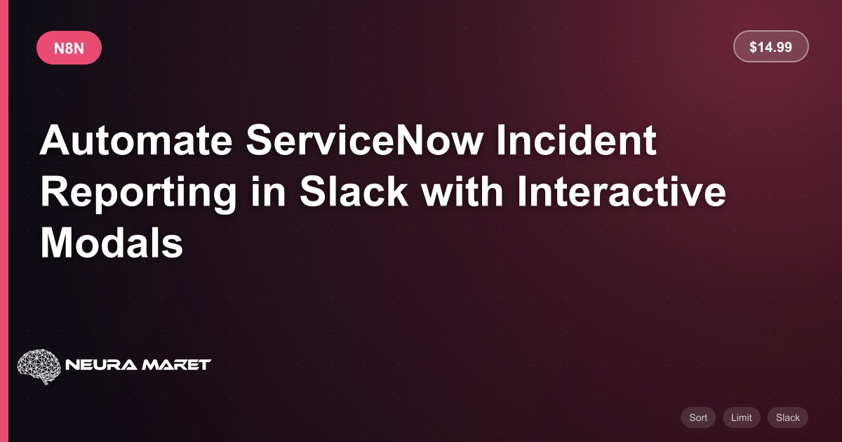 Automate ServiceNow Incident Reporting in Slack with Interactive Modals ...