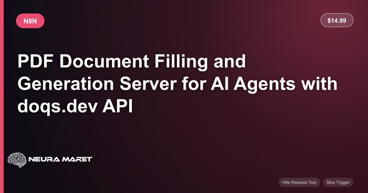 PDF Document Filling and Generation Server for AI Agents with doqs.dev ...