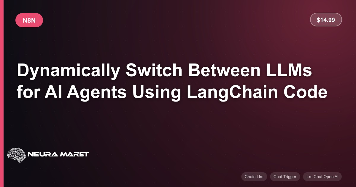 Dynamically Switch Between LLMs for AI Agents Using LangChain Code ...