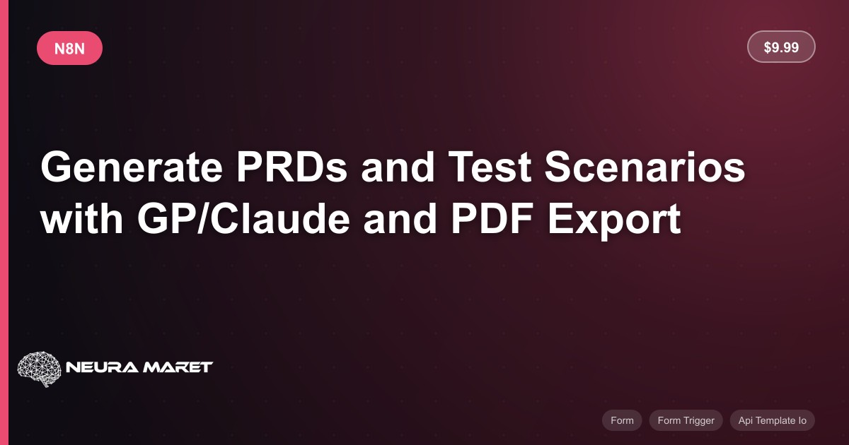 Generate PRDs and Test Scenarios with GP/Claude and PDF Export - n8n ...