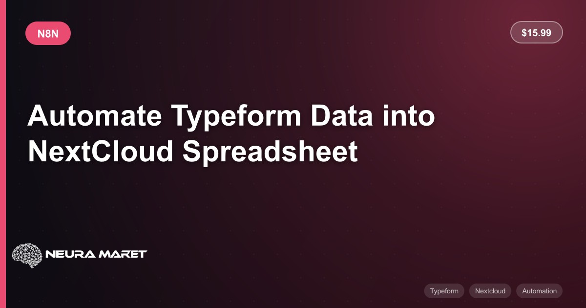 Automate Typeform Data into NextCloud Spreadsheet - n8n Workflow ...